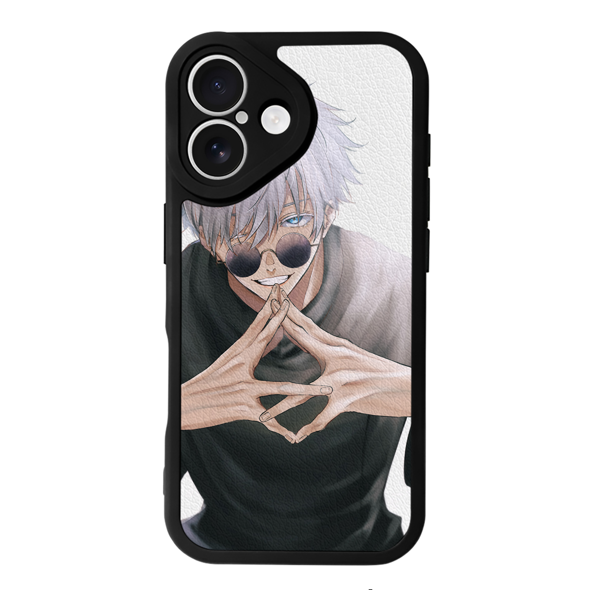 （画像用） 呪術廻戦 Jujutsu Kaisen 【iPhone 16シリーズ対応】シリコンスマホケース（レザー調） 材質：シリコン